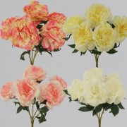 BUKIET 5 OKAZAŁYCH KWIATÓW - PEONIA 54CM