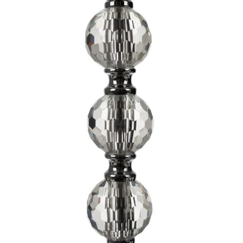 KOMPLET 3 ŚWIECZNIKÓW GLAMOUR 28CM, 34CM, 40CM