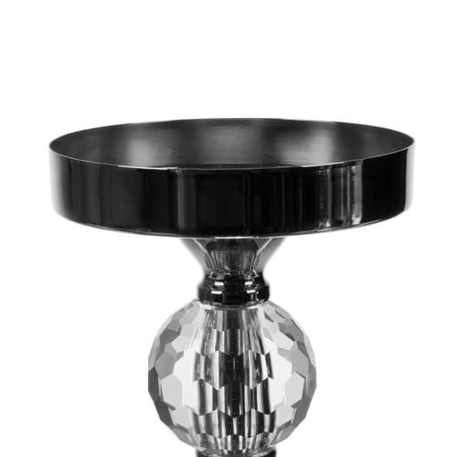 KOMPLET 3 ŚWIECZNIKÓW GLAMOUR 28CM, 34CM, 40CM