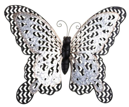 DEKORACJA ŚCIENNA MOTYL 45x59x3,5CM