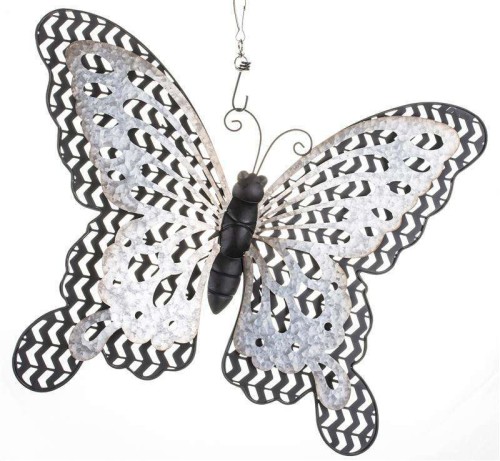 DEKORACJA ŚCIENNA MOTYL 45x59x3,5CM