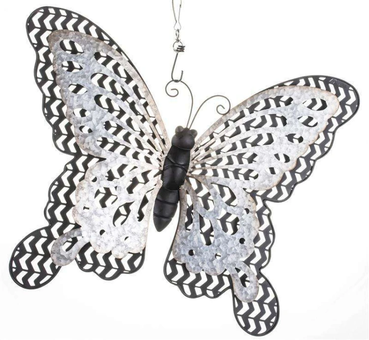 DEKORACJA ŚCIENNA MOTYL 45x59x3,5CM