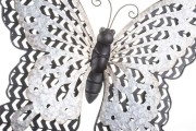 DEKORACJA ŚCIENNA MOTYL 45x59x3,5CM