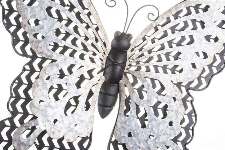 DEKORACJA ŚCIENNA MOTYL 45x59x3,5CM