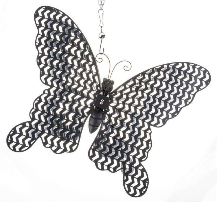 DEKORACJA ŚCIENNA MOTYL 45x59x3,5CM