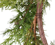 SZTUCZNY WIANEK WIENIEC Z DROBNYMI SZYSZKAMI 56 CM