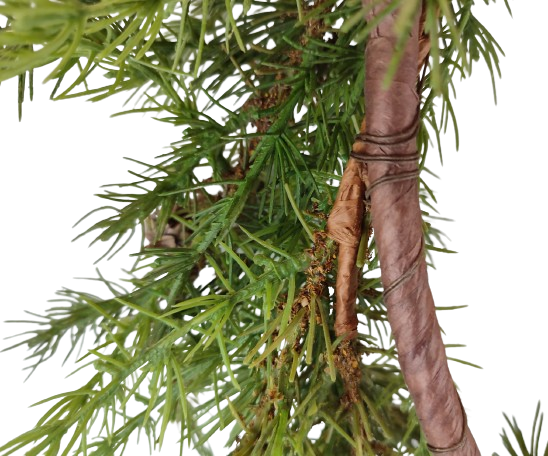 SZTUCZNY WIANEK WIENIEC Z DROBNYMI SZYSZKAMI 56 CM