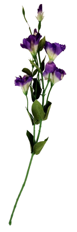 SZTUCZNY KWIAT EUSTOMA 80CM MIX KOLORÓW