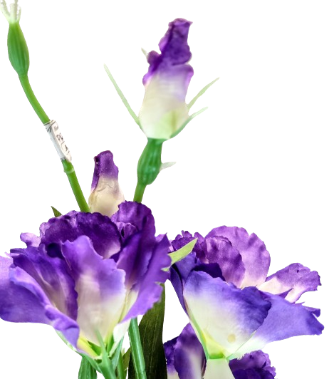 SZTUCZNY KWIAT EUSTOMA 80CM MIX KOLORÓW