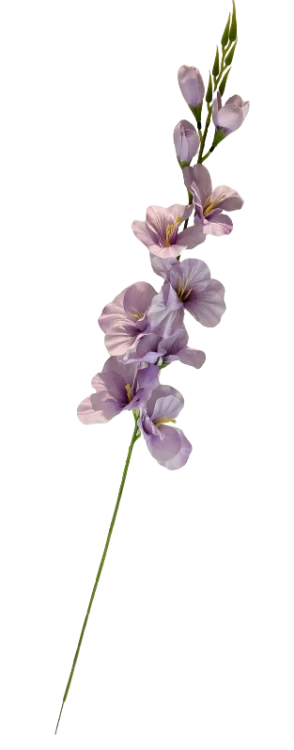 KWIAT SZTUCZNY MIECZYK POJEDYNCZY FIOLETOWY 77CM