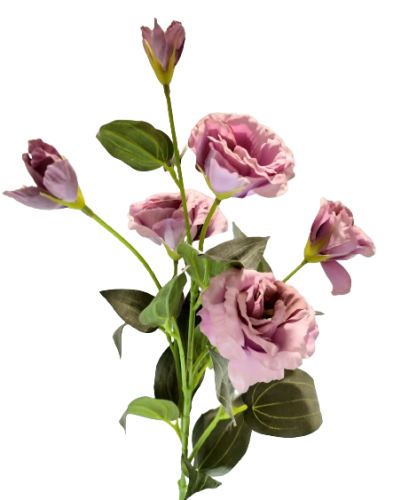 KWIAT SZTUCZNY EUSTOMA RÓŻ 80CM