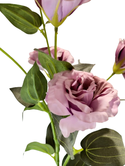 KWIAT SZTUCZNY EUSTOMA RÓŻ 80CM