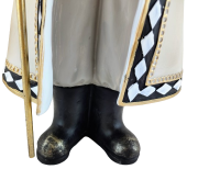 FIGURKA DUŻY MIKOŁAJ Z LASKĄ  41CM
