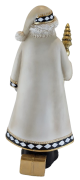 FIGURKA DUŻY MIKOŁAJ Z LASKĄ  41CM