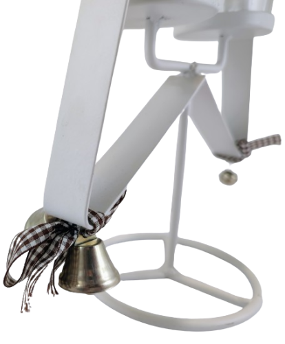 ŚWIECZNIK METALOWY GWIAZDA 38CM