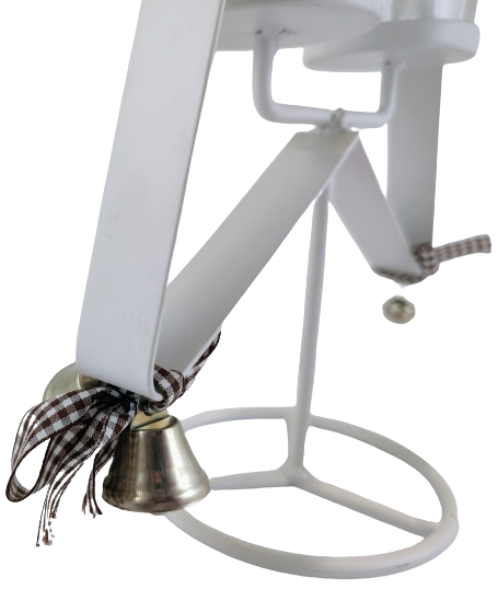 ŚWIECZNIK METALOWY GWIAZDA 38CM