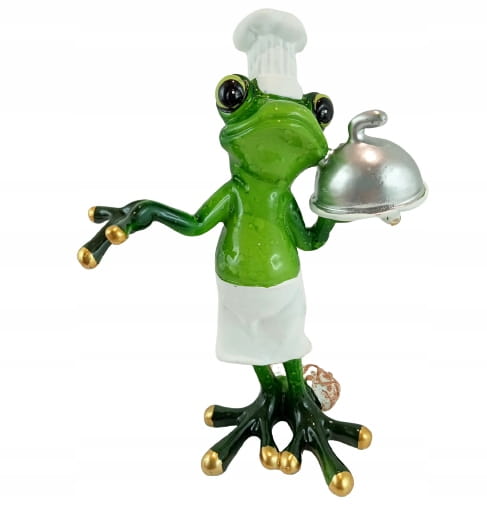 FIGURKA ŻABA KUCHARZ/SZEF KUCHNI/MASTER CHEF