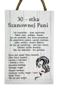 TABLICZKA MOTYWACYJNA MDF 20X30CM 30-STKA
