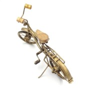 FIGURKA REPLIKA ROWER RETRO Z DREWNA I METALU 35CM