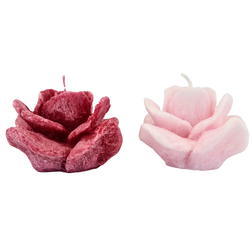 ŚWIECA ZAPACHOWA RÓŻA 5,5CM W TUBIE PREZENT