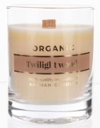 ŚWIECA ORGANIC ZAPACHOWA WANILIA Z DRZEWEM SANDAŁOWYM