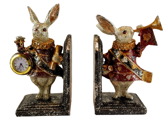 BOOKEND PODPÓRKI DO KSIĄŻEK KRÓLIK PIERROT