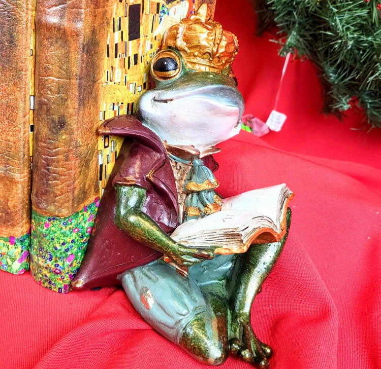 BOOKEND PODPÓRKI DO KSIĄŻEK ŻABY PIERROT