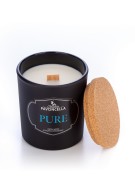 NATURALNA ŚWIECA SOJOWO-KOKOSOWA O ZAPACHU PURE 135G CZARNA