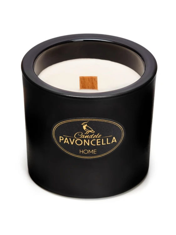 NATURALNA ŚWIECA SOJOWO-KOKOSOWA O ZAPACHU SMELL OF CHRISTMAS 170G CZARNA