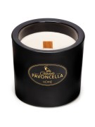 NATURALNA ŚWIECA SOJOWO-KOKOSOWA O ZAPACHU ORANGE &amp; SPICES 170G CZARNA