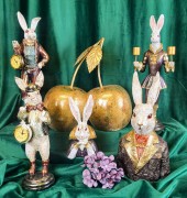 FIGURKA KRÓLIK POPIERSIE PIERROT