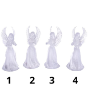 PLASTIKOWY ANIOŁEK LED -  4 WZORY