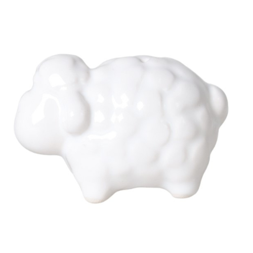 SOLNICZKA LUB PIEPRZNICZKA OWIECZKA CERAMICZNA MIX 2 KOLORY MINI 6X3,5X4,5