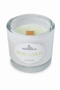 NATURALNA ŚWIECA SOJOWO-KOKOSOWA O ZAPACHU BERGAMOT 170G BIAŁA