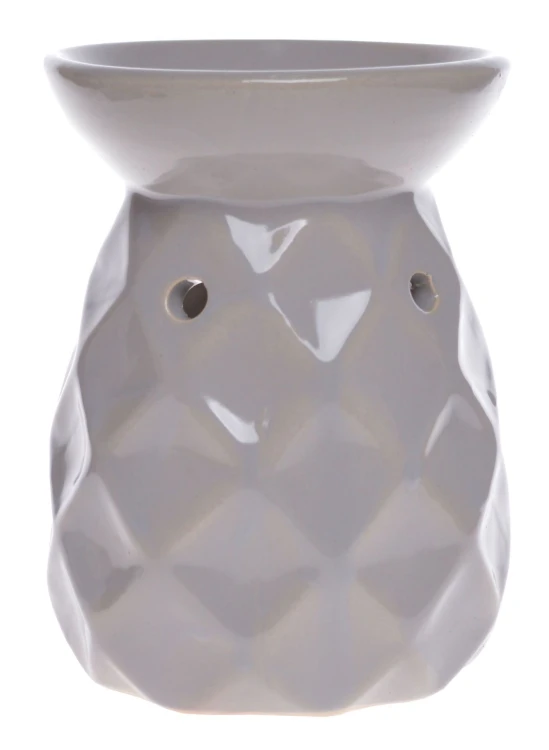 KOMINEK NA OLEJEK WOSK SZARY 9X9X13CM