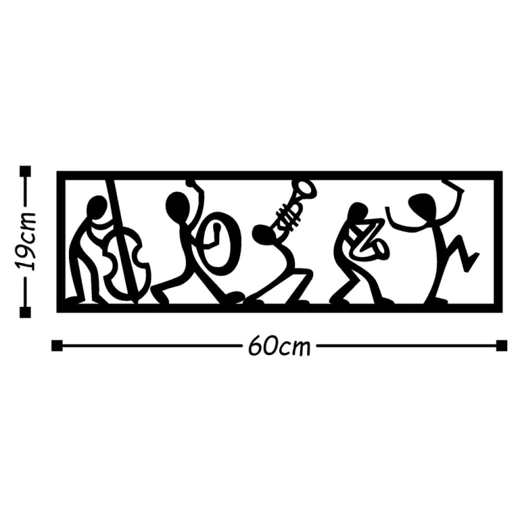 DEKORACJA ŚCIENNA GRAJKOWIE Bolwarra 60X19 CM