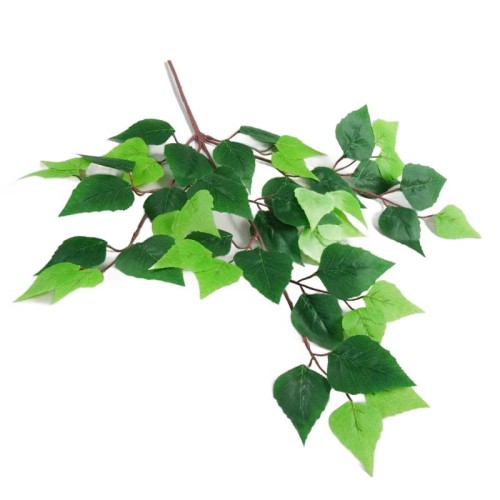 SZTUCZNA GAŁĄZKA LIŚĆ POJEDYŃCZA GAŁĄZKA H58CM
