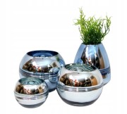 WAZON SZKLANY - SHINY BLUE 17,5CM