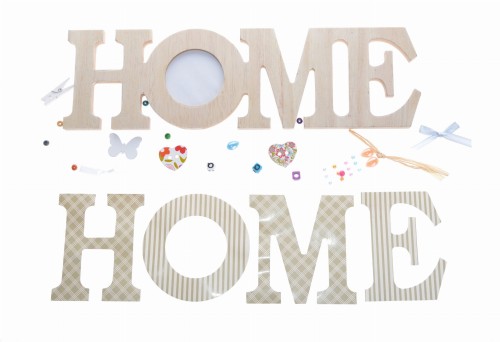 NAPIS HOME DO SAMODZIELNEGO ZDOBIENIA 31.5x1.5x12cm