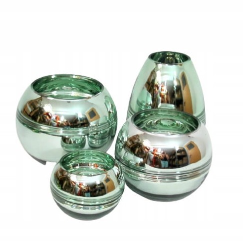 WAZON SZKLANY - SHINY GREEN 12CM