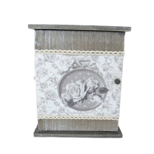 DREWNIANA SKRZYNKA NA KLUCZE 20x6,5x24 cm
