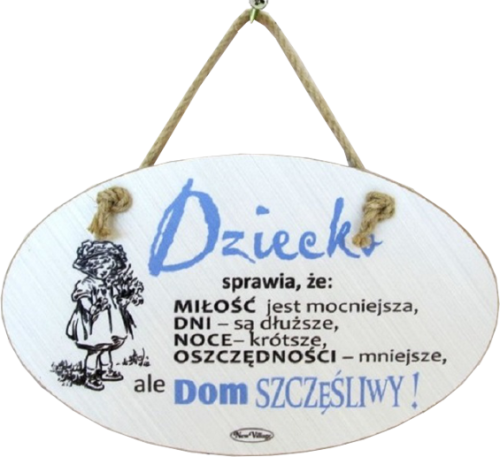 TABLICZKA DREWNIANA MOTYWACYJNA 14X23 CM