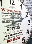 ZEGAR 34 CM ZASADY DOMU