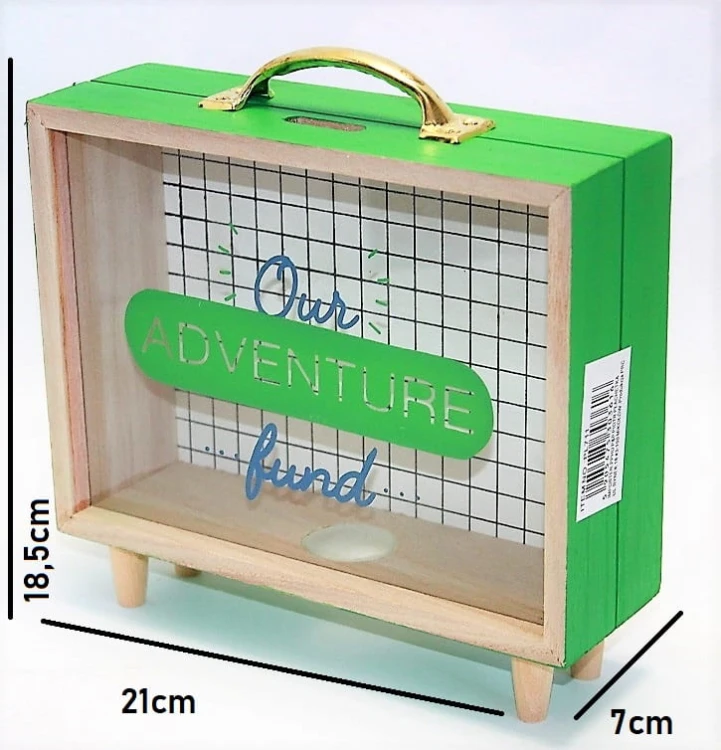 SKARBONKA ADVENTURE FUND 21X18,5X7 CM