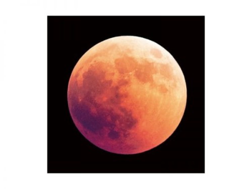 OBRAZ NA SZKLE MOON 80X80