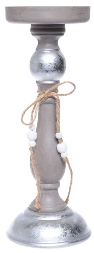 ŚWIECZNIK DREWNIANY 26,5CM