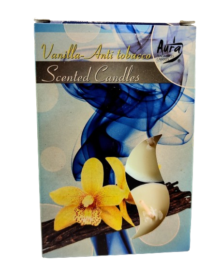 PODRZEWACZE T-LIGHT VANILLA ANTITOBACCO WANILIA 6 sztuk