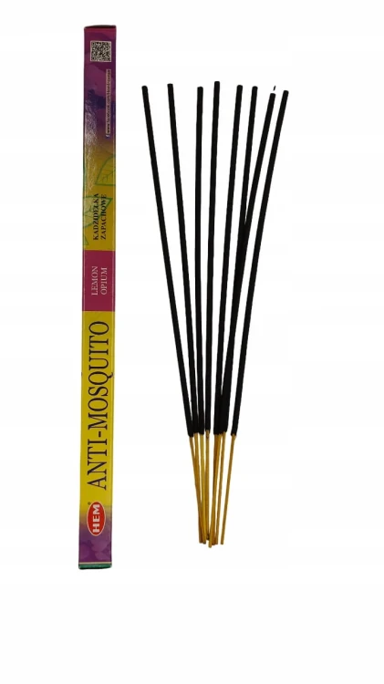DŁUGIE KADZIDEŁKA ANTI-MOSQUITO LEMON OPIUM