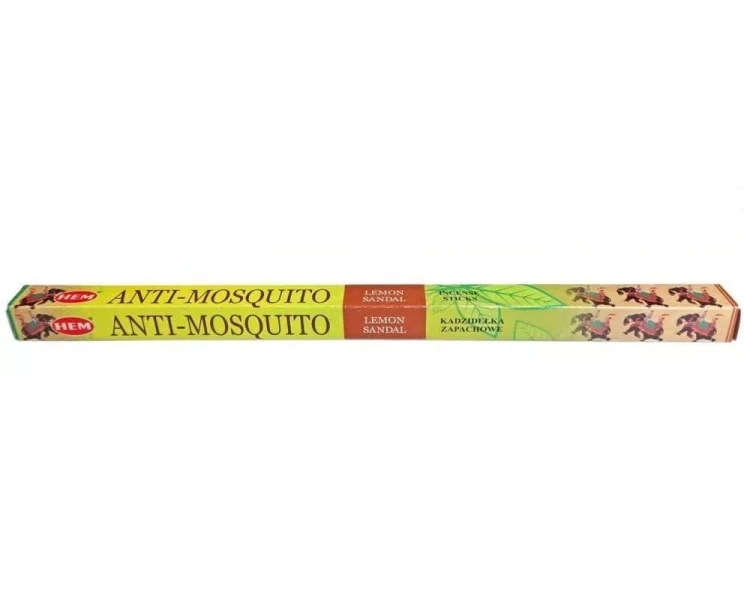 DŁUGIE KADZIDEŁKA ANTI-MOSQUITO LEMON SANDAL