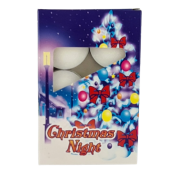PODRZEWACZE T-LIGHT CHRISTMAS NIGHT 6 sztuk
